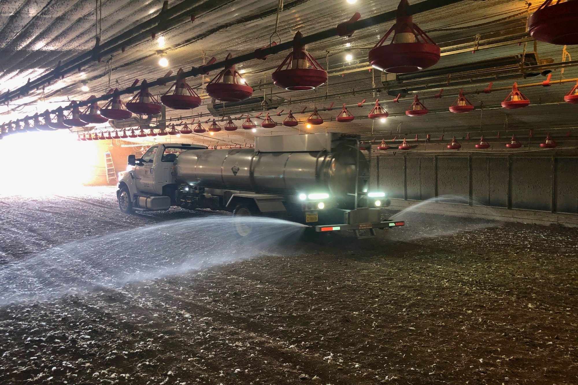 Poultry Guard liquid application truck