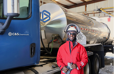 Tank truck and C&S driver