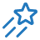 Shooting star icon