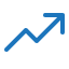 Trend up icon