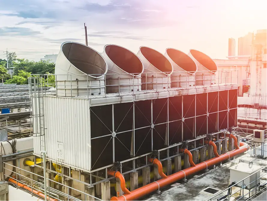 Industrial cooling towers